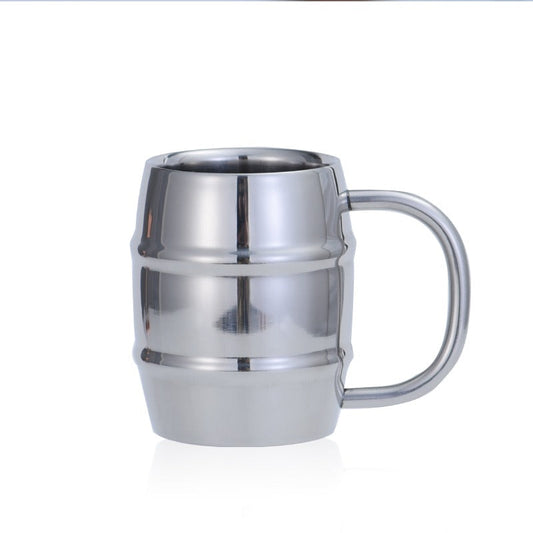 Double Wall Stainless Steel Cup 300ml 430ml Tea Coffee Beer