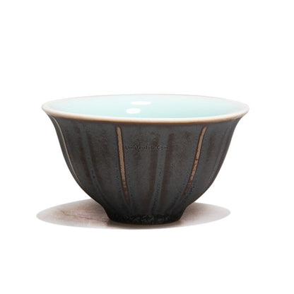 Tea Cup Japanese Mashiko Celadon Porcelain 50ml Gongfu Cup