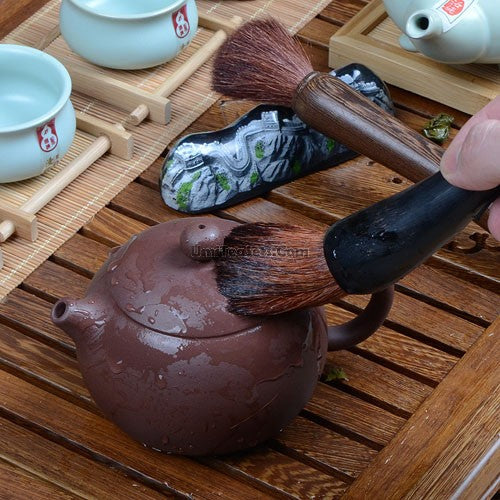 Teapot Cleaning Brush | Oxhorn Handle Natural Hair Bristles