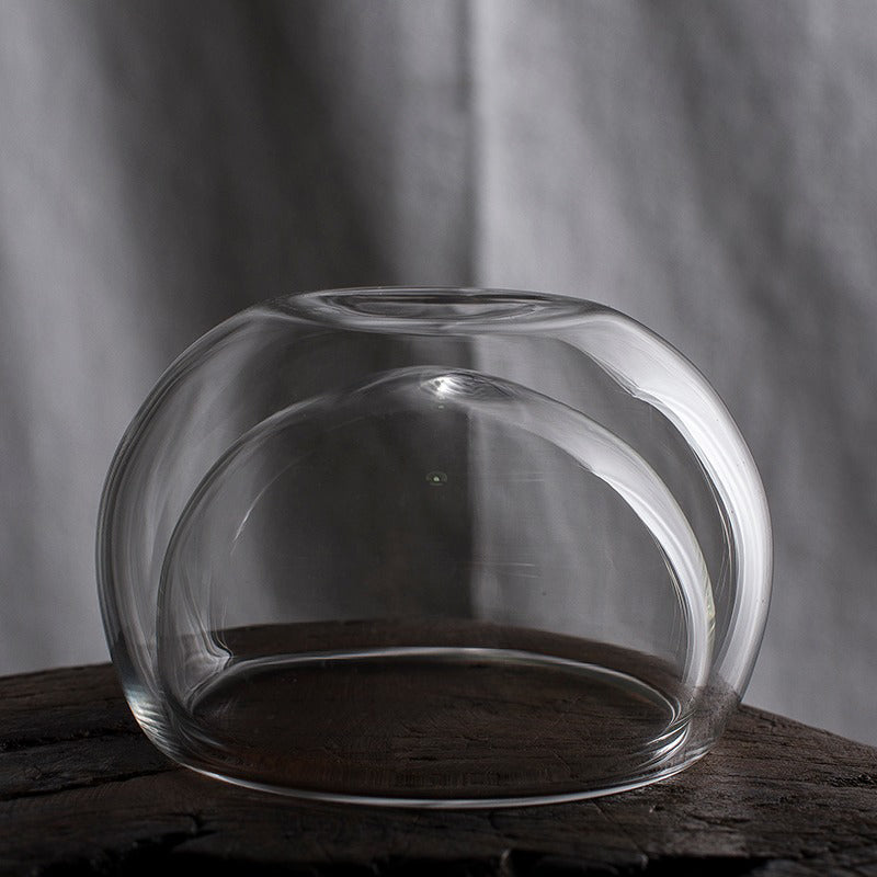 Gongfu Tea Cup Set 6pcs Double Wall Glass 50ml Borosilicate