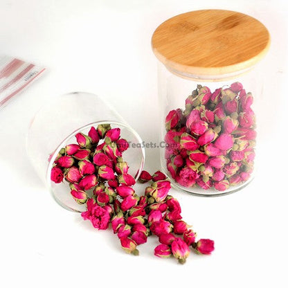 Glass Tea Canister Airtight | Loose Leaf Tea Storage Jar
