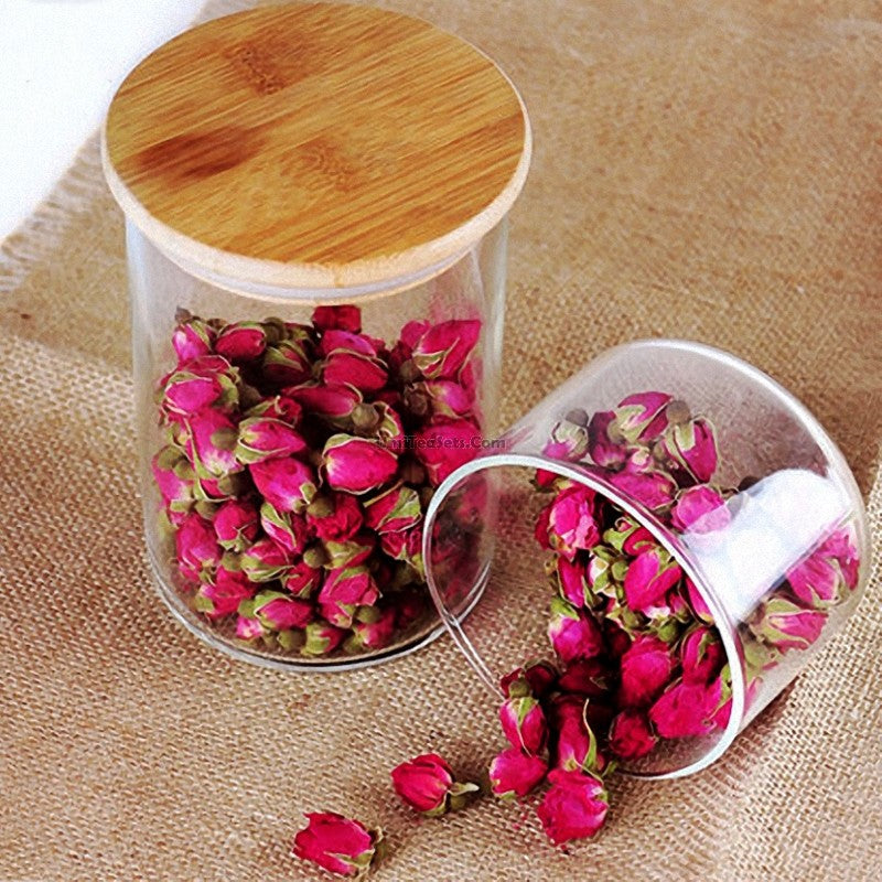 Glass Tea Canister Airtight | Loose Leaf Tea Storage Jar
