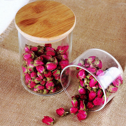 Glass Tea Canister Airtight | Loose Leaf Tea Storage Jar