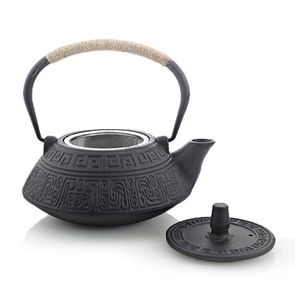 Cast Iron Tea Set Japanese Tetsubin 800ml Teapot & 4 Cups