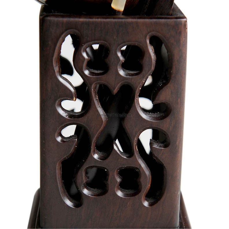 Gongfu Tea Utensil Set Six Gentlemen Black Hollow