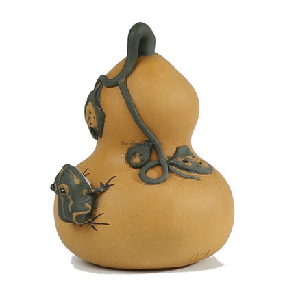 Purple Clay Tea Pet Handcrafted Zisha Gongfu Decor Figure