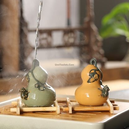 Purple Clay Tea Pet Handcrafted Zisha Gongfu Decor Figure