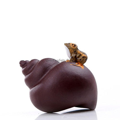 Zisha Tea Pet Purple Clay Gongfu Tray Figurine Nourishing