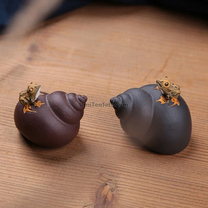 Zisha Tea Pet Purple Clay Gongfu Tray Figurine Nourishing