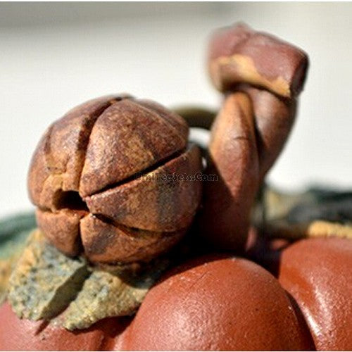 Purple Clay Tea Pet – Handcrafted Pumpkin Zisha Tea Figurine | Yixing Style Tea Tray Decor, 3 Colors