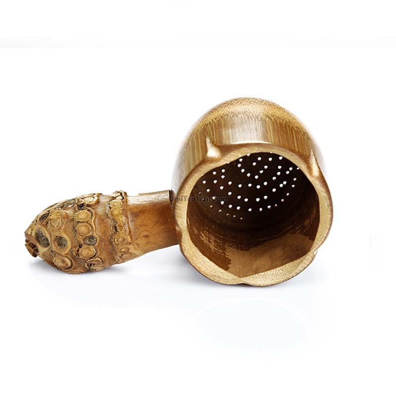 Bamboo Tea Strainer With Handle Gongfu Loose Leaf Filter