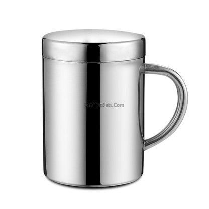 Double-Wall Stainless Steel Tea Cup | 200ml 280ml Hot Cold