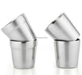 Double Wall Stainless Steel Cups Set of 4 | Insulated