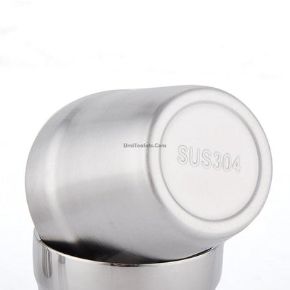 Double Wall Stainless Steel Cups Set of 4 | Insulated
