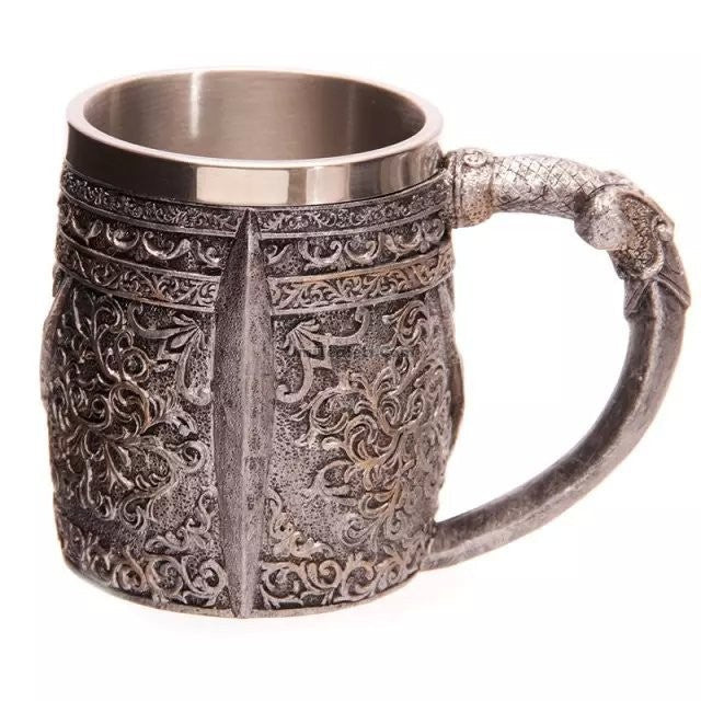 Stainless Steel Skull Helmet Mug Double Wall | 300ml