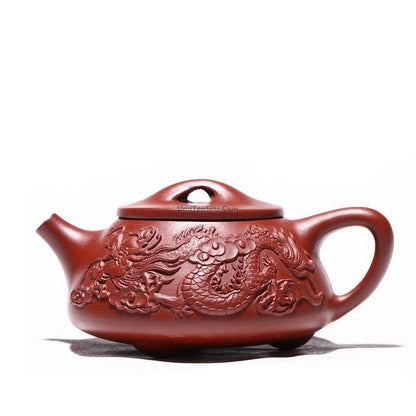 Shi Piao Teapot Dragon Dahongpao Red Clay Yixing 220ml