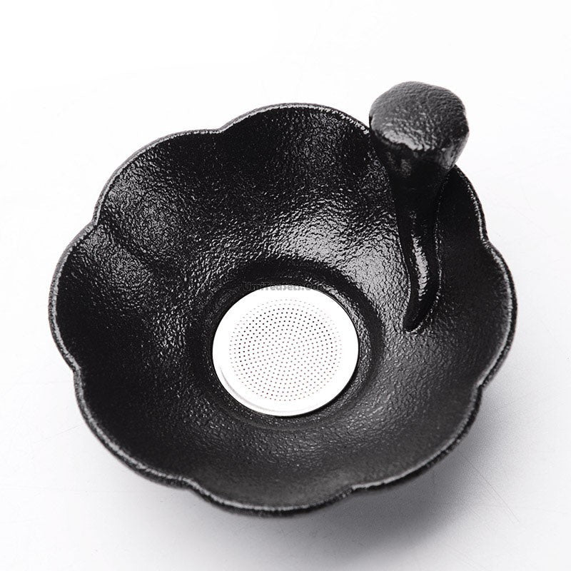 Tea Strainer Ceramic Smiling Buddha – Gongfu Loose Leaf Filter