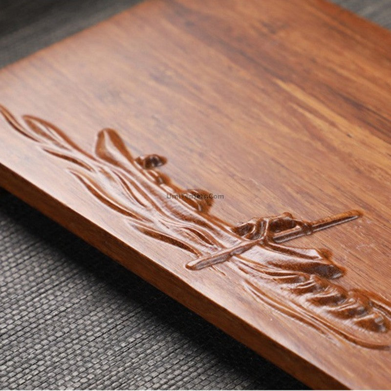 Gongfu Tea Tray | Wood & Copper Drainage Tea Board