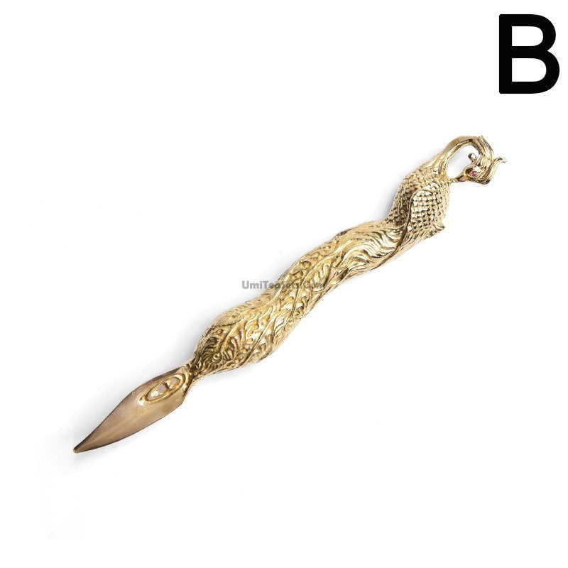 Handmade Parrot Copper Tea Needle for Pu-erh
