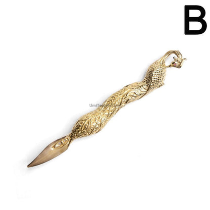Handmade Parrot Copper Tea Needle for Pu-erh