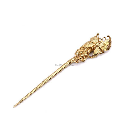 Copper Tea Needle Handmade Pu-erh Tea Pick Tool