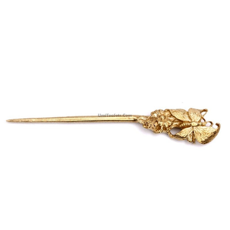 Copper Tea Needle Handmade Pu-erh Tea Pick Tool