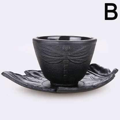 Cast Iron Tea Cup Japanese Samurai Hobnail 50ml Iron Cup